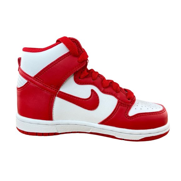 Nike Dunk High (PS) Little Kids Size 11c & 12c White University Red Brand New! - Picture 5 of 9